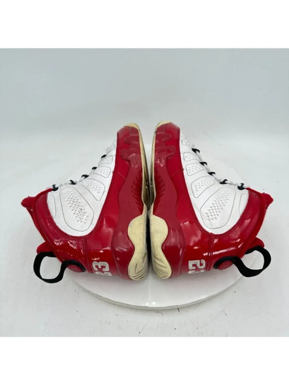 Nike Air Jordan 9 Youth Size 6Y Women 7.5 302359-160 White Black Gym Red Shoes